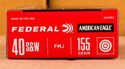 40 S&W FEDERAL 155 GRAIN FULL METAL JACKET (1000 ROUNDS)