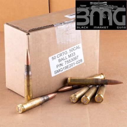 50 BMG LAKE CITY 660 GRAIN FMJ M33 (50 ROUNDS)
