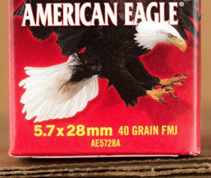 5.7X28MM FEDERAL AMERICAN EAGLE 40 GRAIN TMJ (500 ROUNDS)