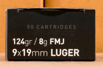 9MM IGMAN 124 GRAIN FMJ (1000 ROUNDS)