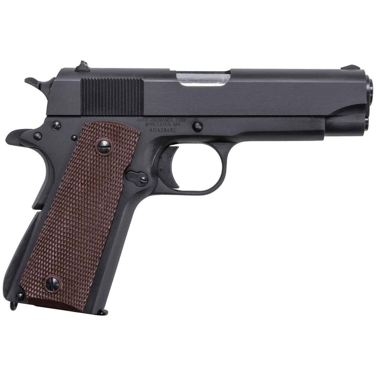 Auto Ordnance Thompson 1911 45 Auto (ACP) 4.25in Matte Black Pistol – 7+1 Rounds - buyghostguns.us.com Auto Ordnance Thompson 1911 45 Auto (ACP) 4.25in Matte Black Pistol – 7+1 Rounds - buyghostguns.us.com