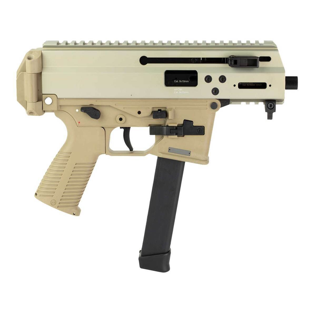 B&T APC9K Pro 9mm Luger 4.3in Coyote Tan Modern Sporting Pistol – 33+1 Rounds - buyghostguns.us.com B&T APC9K Pro 9mm Luger 4.3in Coyote Tan Modern Sporting Pistol – 33+1 Rounds - buyghostguns.us.com