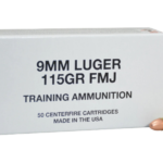 Blazer Brass Training Ammunition 9mm Luger 115 Grain Full Metal Jacket