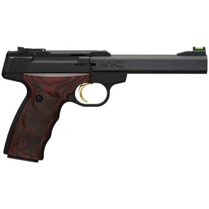 Browning Buck Mark Plus UDX 22 Long Rifle 5.5in Black/Rosewood Pistol – 10+1 Rounds – California Compliant - buyghostguns.us.com