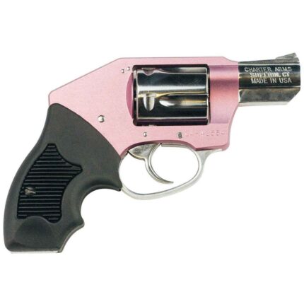 Charter Arms Chic Lady 38 Special 2in Black/Pink Revolver – 5 Rounds - buyghostguns.us.com