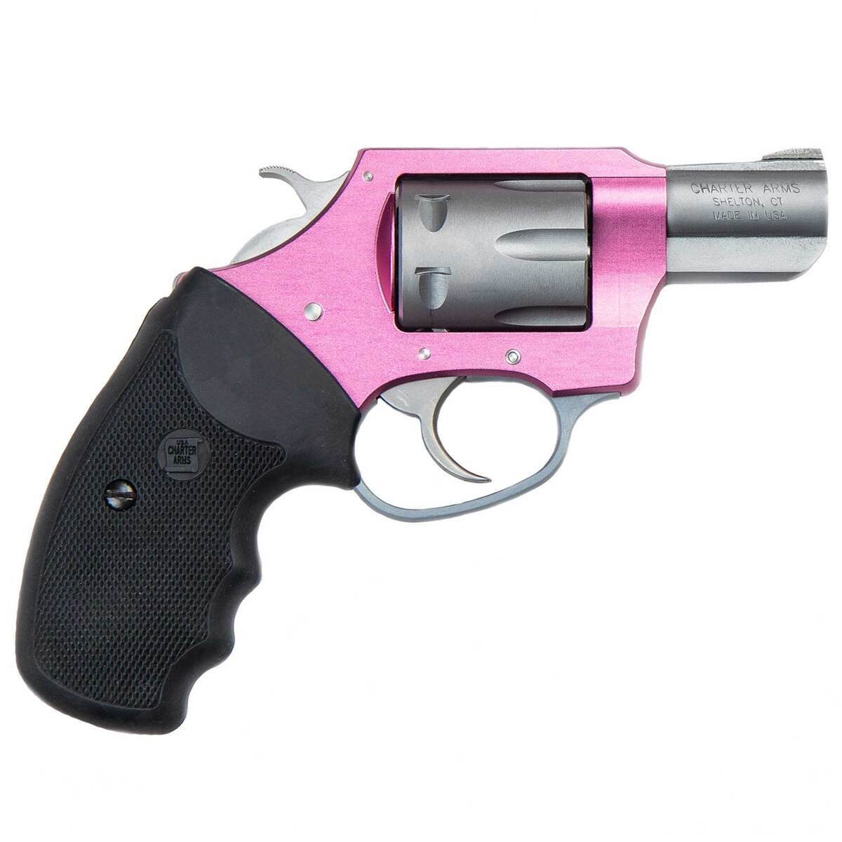 Charter Arms Pink Lady 32 H&R Magnum 2in Matte Stainless/Pink Revolver – 5 Rounds - buyghostguns.us.com Charter Arms Pink Lady 32 H&R Magnum 2in Matte Stainless/Pink Revolver – 5 Rounds - buyghostguns.us.com