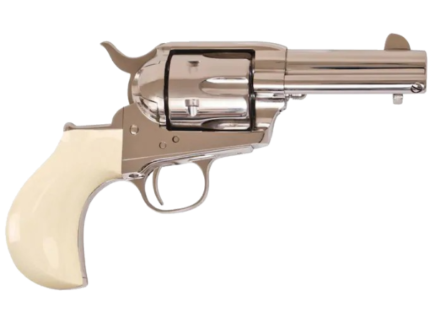 Cimarron Doc Holliday Thunderer Revolver 45 Colt (Long Colt) 3.5" Barrel Stainless, Tru-Ivory
