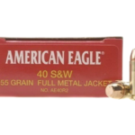 Federal American Eagle Ammunition 40 S&W 155 Grain Full Metal Jacket