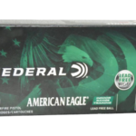 Federal American Eagle IRT Ammunition 380 ACP 75 Grain Flat Nose Lead-Free
