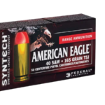 Federal American Eagle Syntech Ammunition 40 S&W 165 Grain Total Synthetic Jacket