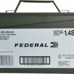Federal Ammunition 5.56x45mm NATO 55 Grain XM193 Full Metal Jacket Boat Tail Ammo Can of 400 (Bulk)