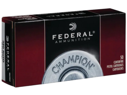 Federal Champion Ammunition 380 ACP 95 Grain Full Metal Jacket