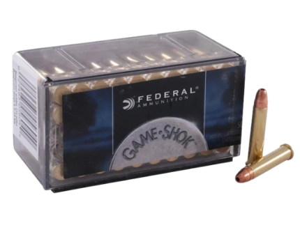 Federal Game-Shok Ammunition 22 Winchester Magnum Rimfire (WMR) 50 Grain Jacketed Hollow Point