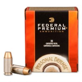 Federal Personal Defense .40 S&W Ammunition 20 Rounds Hydra-Shok Jacketed Hollow Point 155 Grain 1,140 FPS