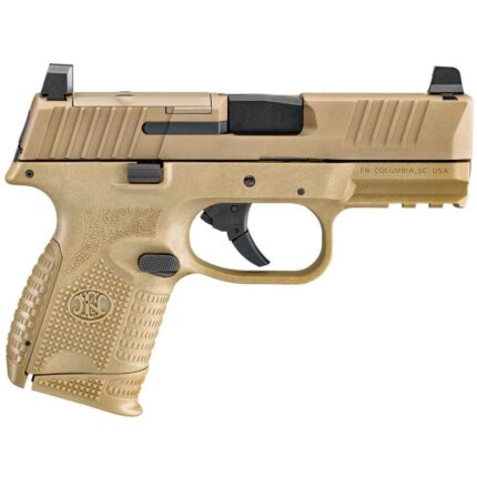 FN FN 509 Compact 9mm Luger 3.7in FDE/Black Pistol – 15+1 Rounds - buyghostguns.us.com