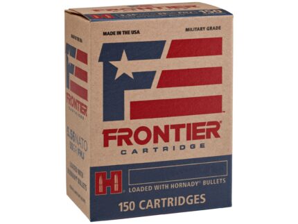 Frontier Cartridge Military Grade Ammunition 5.56x45mm NATO 62 Grain Hornady Full Metal Jacket Boat Tail
