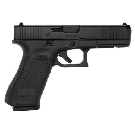 Glock 17 Gen5 Front Serrations 9mm Luger 4.49in Black nDLC Pistol – 17+1 Rounds - buyghostguns.us.com