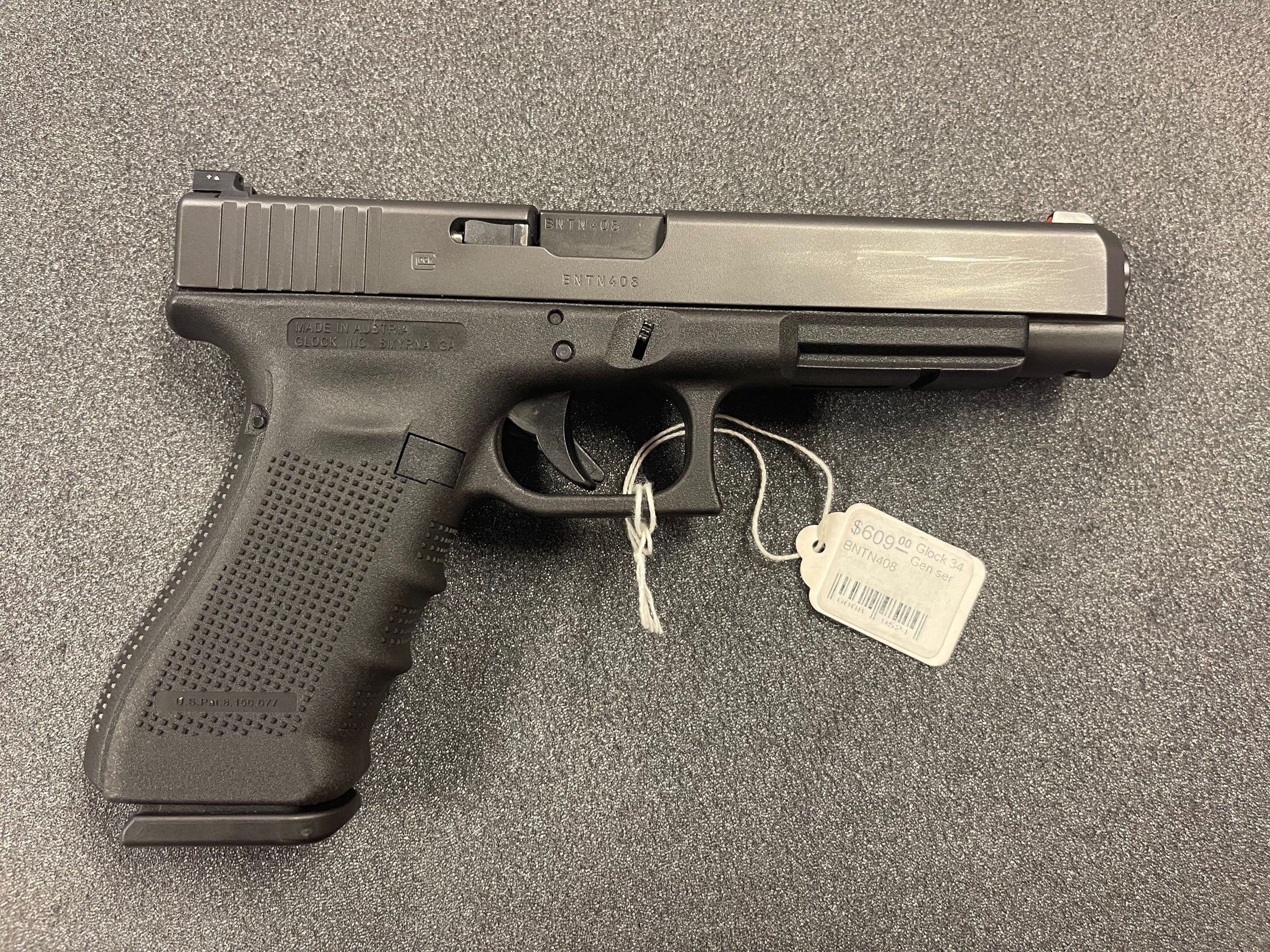 Glock 34 Gen 4 Full Gray Glock 34 Gen 4 Full Gray