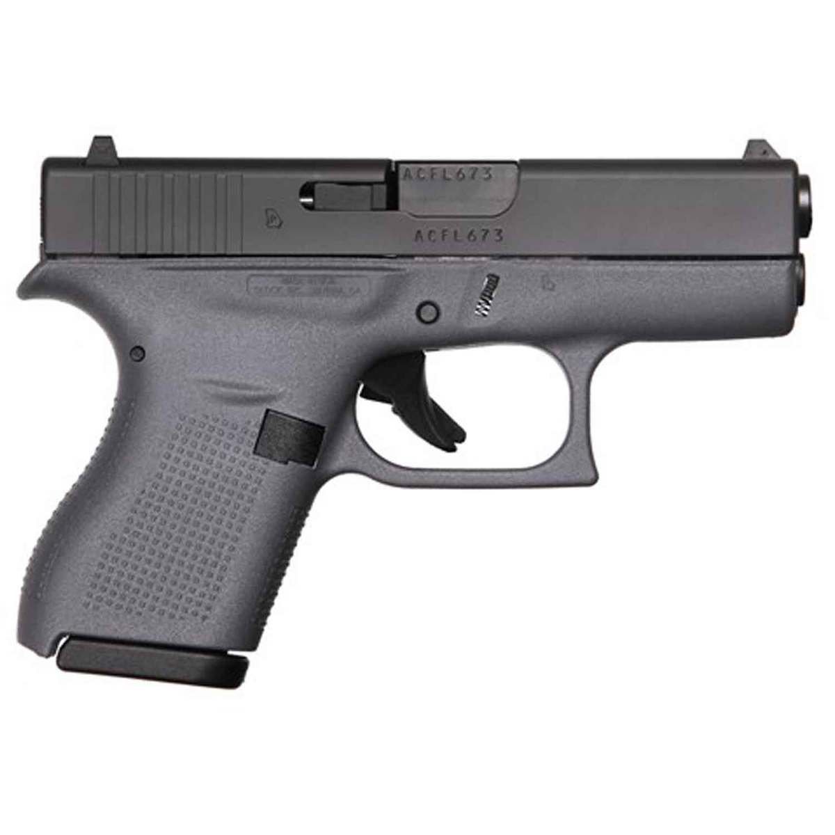 Glock 42 380 Auto (ACP) 3.25in Gray Pistol – 6+1 Rounds - buyghostguns.us.com Glock 42 380 Auto (ACP) 3.25in Gray Pistol – 6+1 Rounds - buyghostguns.us.com
