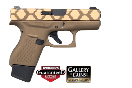Glock 42 Burnt Bronze & Gold Moroccan GNS Glock 42 Burnt Bronze & Gold Moroccan GNS