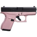 Glock 42 Pink 380 Auto (ACP) 3.26in Elite Black Pistol – 6+1 Rounds - buyghostguns.us.com