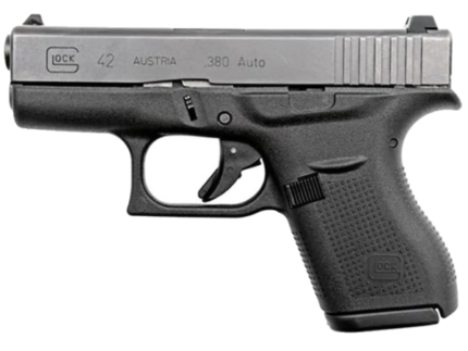 Glock 42 Pistol 380 ACP Fixed Sights 6-Round Polymer Black