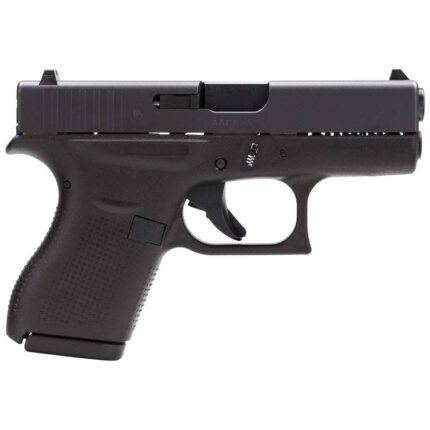 Glock 42 White Dot 380 Auto (ACP) 3.25in Black Pistol – 6+1 Rounds - buyghostguns.us.com