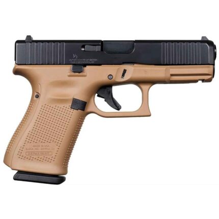 Glock 5 G19 9mm Luger 4in Black/FDE Pistol – 15+1 Rounds - buyghostguns.us.com