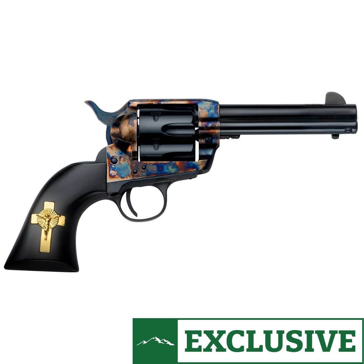 Pietta Great Western II The Hands of God 357 Magnum 4.75in Blued Revolver – 6 Rounds - buyghostguns.us.com Pietta Great Western II The Hands of God 357 Magnum 4.75in Blued Revolver – 6 Rounds - buyghostguns.us.com