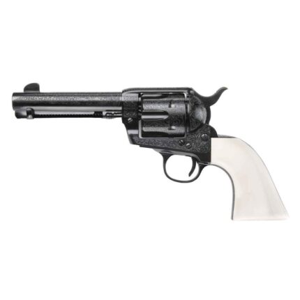 Pietta Great Western ll The Shootist 357 Magnum 4.75in Engraved Barrel Blued Revolver – 6 Rounds - buyghostguns.us.com