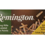 Remington Golden Bullet Ammunition 22 Long Rifle 36 Grain Plated Lead Hollow Point Bulk