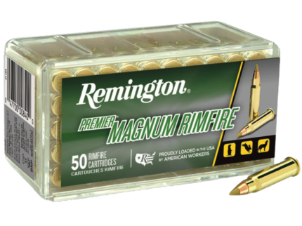Remington Premier Ammunition 17 Hornady Magnum Rimfire (HMR) 17 Grain Hornady V-Max