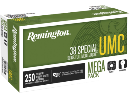 Remington UMC Ammunition 38 Special 130 Grain Full Metal Jacket(500rds)