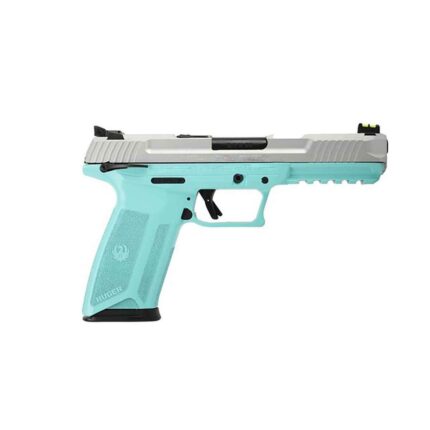 Ruger 57 5.7x28mm 4.94in Turquoise Pistol – 20+1 Rounds - buyghostguns.us.com