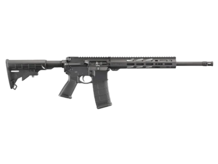 Ruger AR556 Rifle 5.56x45mm NATO Matte Black Oxide 16" Barrel Black Synthetic Collapsible Stock 30-Round