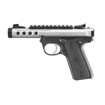 Ruger Mark IV 22/45 Lite 22 Long Rifle 4.4in Clear Anodized Aluminum Pistol – 10+1 Rounds - buyghostguns.us.com