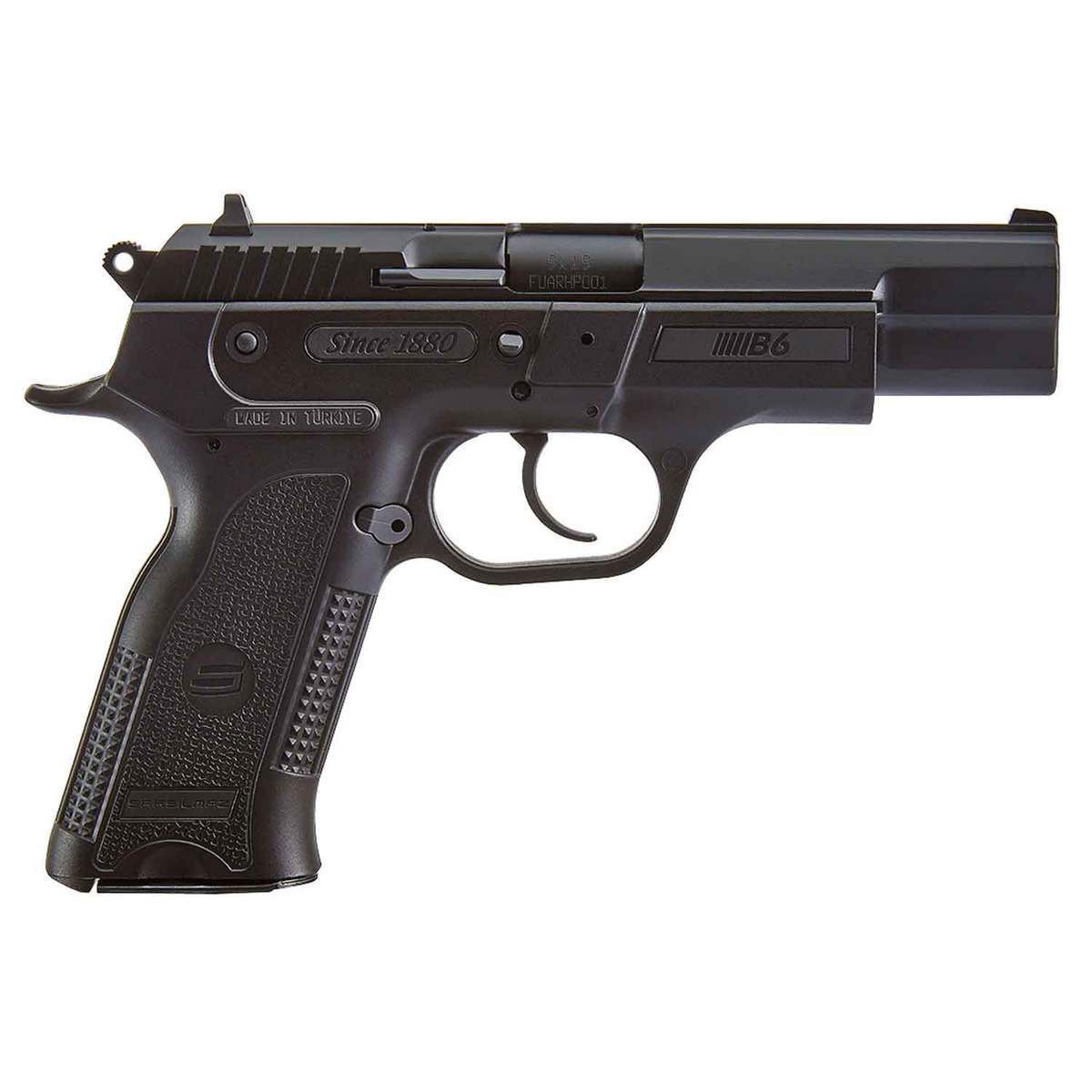 Sar USA B6 9mm Luger 4.5in Black Pistol – 17+1 Rounds - buyghostguns.us.com Sar USA B6 9mm Luger 4.5in Black Pistol – 17+1 Rounds - buyghostguns.us.com