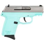 SCCY CPX-2 Gen3 9mm Luger 3.1in Stainless Steel/SCCY Blue Pistol – 10+1 Rounds - buyghostguns.us.com