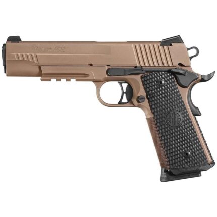 Sig Sauer 1911 Scorpion 45 Auto (ACP) 5in Flat Dark Earth PVD Pistol – 8+1 Rounds - buyghostguns.us.com