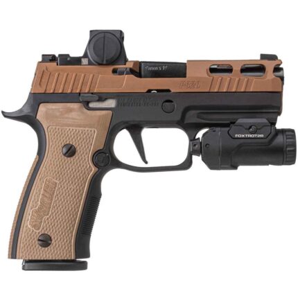 Sig Sauer P320 AXG Pro 9mm Luger 3.9in Coyote PVD Pistol – 21+1 Rounds - buyghostguns.us.com