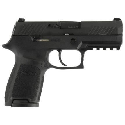 Sig Sauer P320 Compact w/ Contrast Sights 9mm Luger 3.9in Black Nitron Pistol – 10+1 Rounds - buyghostguns.us.com