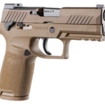 Sig Sauer P320-M18 Semi-Automatic Pistol 9mm Luger 3.9" Carbon Steel Barrel Stainless Steel Frame Coyote PVD Stainless Steel Slide Carry Polymer Medium Grips 21 Round