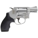 Smith & Wesson Model 637 w/ Internal Lock 38 Special 1.88in Matte Silver/Black Revolver – 5 Rounds - buyghostguns.us.com