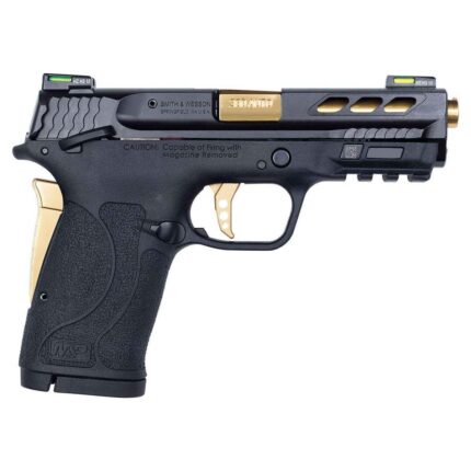 Smith & Wesson Performance Center M&P 380 Shield EZ 380 Auto (ACP) 3.8in Black/Gold Pistol – 8+1 Rounds - buyghostguns.us.com