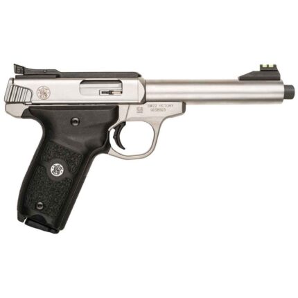 Smith & Wesson SW22 Victory 22 Long Rifle 5.5in Stainless Pistol – 10+1 Rounds - buyghostguns.us.com