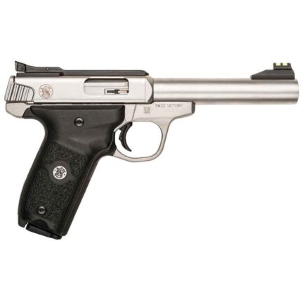 Smith & Wesson SW22 Victory 22 Long Rifle 5.5in Stainless Pistol – 10+1 Rounds - buyghostguns.us.com