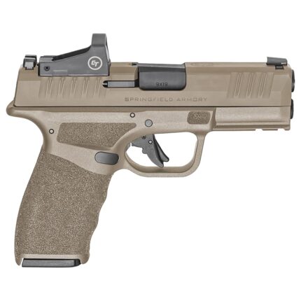 Springfield Armory Hellcat Pro w/Crimson Trace Red Dot 9mm Luger 3.7in FDE Melonite Pistol – 10+1 Rounds - buyghostguns.us.com