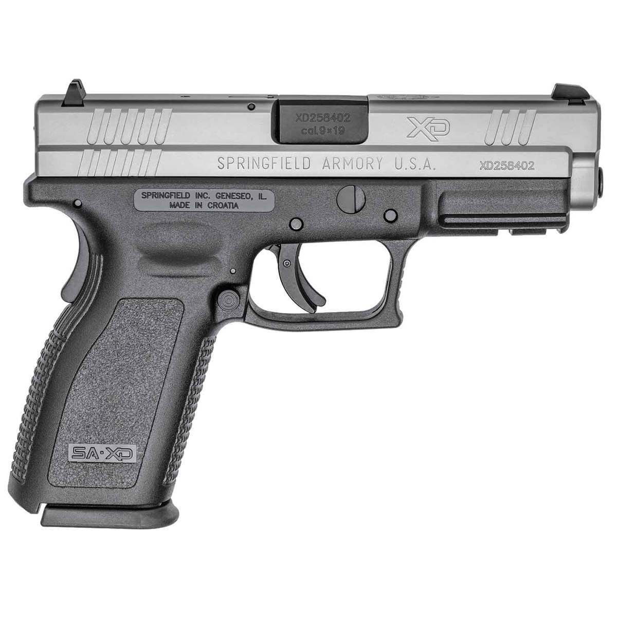Springfield Armory XD 9mm Luger 4in Black/Stainless Pistol – 10+1 Rounds - buyghostguns.us.com Springfield Armory XD 9mm Luger 4in Black/Stainless Pistol – 10+1 Rounds - buyghostguns.us.com