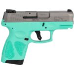 Taurus G2S 9mm Luger 3.26in Stainless/Cyan Pistol – 7+1 Rounds - buyghostguns.us.com