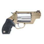 Taurus Judge Public Defender 45 (Long) Colt/410 Gauge Flat Dark Earth Revolver – 5 Rounds - buyghostguns.us.com